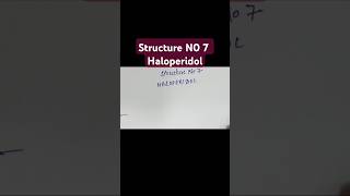 Structure of Haloperidol [upl. by Annaeirb820]