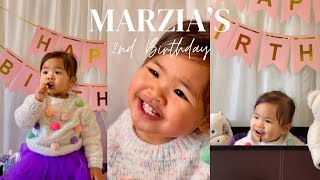 Happy 2nd Birthday Marzia ❤️ We love you so much 😍😘 [upl. by Asemaj]