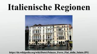 Italienische Regionen [upl. by Cara]