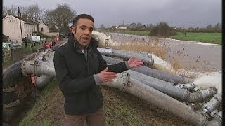 Somerset battles extreme flooding [upl. by Pincas]