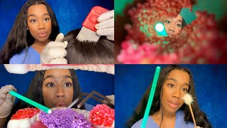 ASMR Getting Something Out of Your Ear Eyes Mouth Scalp and Nose 🦠🤏🏽 ASMR School Nurse Roleplay [upl. by Eldridge]