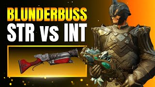 New World Blunderbuss Best Stat 300 STR vs 300 INT [upl. by Eisenberg]