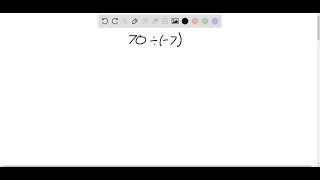 In the following exercises simplify 70 ÷7 [upl. by Ecirp]