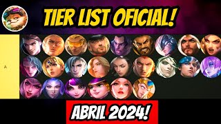 NUEVA TIER LIST OFICIAL ABRIL LOS MEJORES HEROES DEL META MOBILE LEGENDS ESPAÑOL 2024 [upl. by Oninotna250]