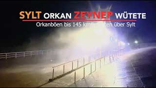 Sylt Kampen nach dem Orkan Zeynep [upl. by Myrna]