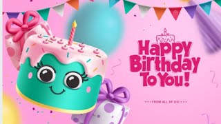 The Cutest Happy birthday song  Happy birthday cute happybirthday lalafun [upl. by Rimat]