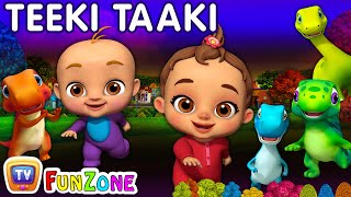 The Teeki Taaki Song  Sing amp Dance Songs for Babies  ChuChu TV Funzone 3D Nursery Rhymes [upl. by Allak]