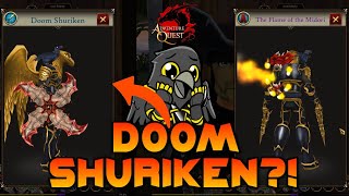 Theres A DOOM Shuriken Flames Of Midori Cape Is Amazing AdventureQuest 3D [upl. by Warga]