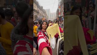 Sarojini Nagar Winter Shopping With Mom 🛍️❄️ minivlog shorts sarojininagar shopping upsc [upl. by Carlock]