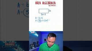 ÁREA ALGEBRAICA DE UN RECTÁNGULO [upl. by Neyut573]