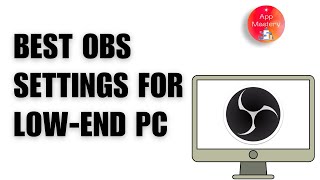 StreamLabs OBS Best Settings For Low End PC [upl. by Ros]