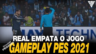 REAL MADRID EMPATA PRIMEIRO JOGO EM CASA  GAMEPLAY PES 2021  60 FPS  SADAN GAMER  PC [upl. by Ydaf]