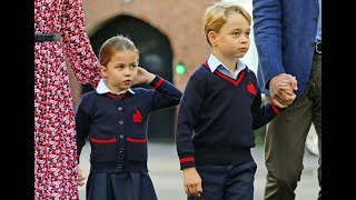 Les déjeuners très chics du prince George et de la princesse Charlotte dans leur école londonienne à [upl. by Anilram]