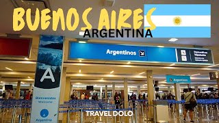 ARRIVING IN BUENOS AIRES ARGENTINA  Ezeiza International Airport EZE [upl. by Mann]