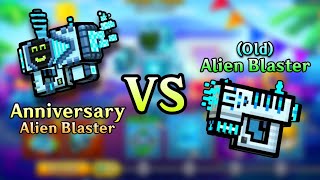 Anniversary Alien Blaster VS Old Alien Blaster  Pixel Gun 3D [upl. by Ojytteb]