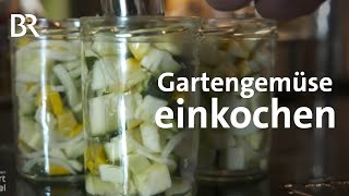 Gemüse ernten im Garten Tomatenmark und Gurkenrelish  Zwischen Spessart und Karwendel  Doku  BR [upl. by Eilis]