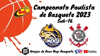 FPB 2023 SUB16  MOGI BASQUETE X CORINTHIANS – 17032023 [upl. by Siram]