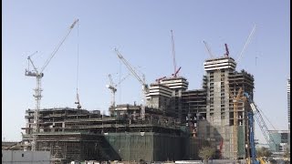 Al Habtoor City Construction Time Lapse April 2012  May 2014 [upl. by Nady]