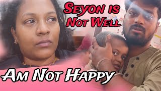 Day 2 Of 30 Days Vlog Challenge  Seyon is Not Well  Bharya Vlogs [upl. by Enilemme]