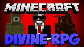 Minecraft Divine RPG Lets Play  Ep 17  Farming The Watcher Boss [upl. by Nalla]