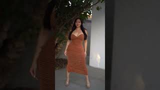 The quotCassie Fuzzy Backless Midi Dressquot is so cozy for LA Fall weathershortvideo viralvideo edm [upl. by Husch]