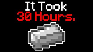 The Cost of 1 Iron Ingot in Minecrafts H̶a̶r̶d̶e̶s̶t̶ Modpack [upl. by Seiter]