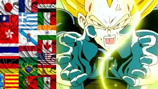 Vegeta Resplandor Final quotEn Varios Idiomasquot [upl. by Gilboa845]