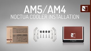 Noctua SecuFirm2™ AMD AM5AM4 installation [upl. by Cyn521]