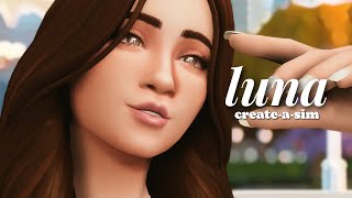 Luna Blake A Photographer for Sims 4 Vlogs 📸  Sims 4 CAS  CC List [upl. by Wendall]