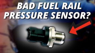 SYMPTOMS OF A BAD FUEL RAIL PRESSURE SENSOR [upl. by Ringo]