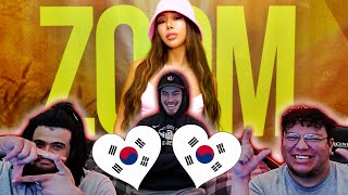 AMERICANS REACT TO Jessi 제시  ZOOM MV [upl. by Aulea]