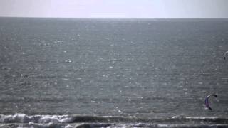 Kite Surfers on Easter Sunday in Humboldt CA [upl. by Gardy945]