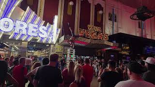 Fremont Street is a vibrant and exciting place to visit  October 7th 2024 [upl. by Aerdnua]