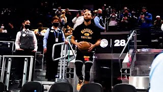 Passing the ball to Steph Curry during pregame warmups  Harlem Globetrotters [upl. by Onifled945]