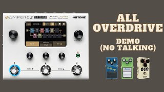 Hotone Ampero II overdrive demo no talking [upl. by Yerxa225]