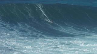 Nazare Epic Big Wave Surfing 141218 [upl. by Nonnahsed]