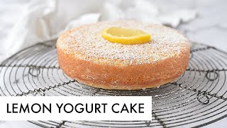 Moist Lemon Yogurt Cake French Grandmothers Cake [upl. by Latin447]