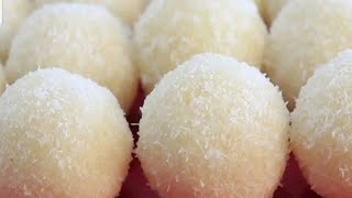 Nariyal Ke Ladoo Quick amp Easy  Coconut Ladoo Recipe  Nariyal Ladoo [upl. by Norvol]