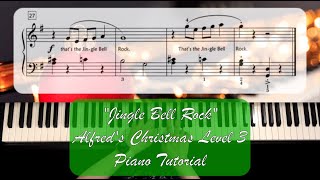 Jingle Bell Rock  EASY Piano Tutorial [upl. by Zirkle]