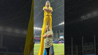 How Stilts Became a Banana savannahbananas stilts sports baseball mlb fun bananaball funny [upl. by Jabez68]