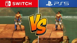 Prince of Persia The Lost Crown Graphics Comparison Switch vs PS5 [upl. by Hayashi]