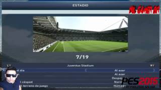 PES 2015 Todos los Estadios  Stadiums [upl. by Landau775]