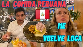 Probando COMIDA MARINA PERUANA 😋🇵🇪 [upl. by Ahsiena]