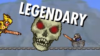 we RAILED legendary skeletron in terraria [upl. by Nahsin]