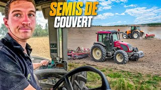 SEMIS DES COUVERTS VÉGÉTAUX   Nouveau nettoyeur STIHL [upl. by Allbee734]