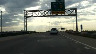 Wichita Beltline Interstate 235 Exit 16A northbound [upl. by Kieran]