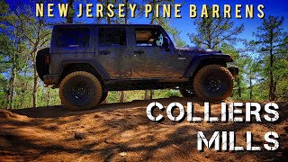 Colliers Mills  Exploring the New Jersey Pine Barrens Overland  Jeep Wrangler JK Rubicon Recon [upl. by Obrien]