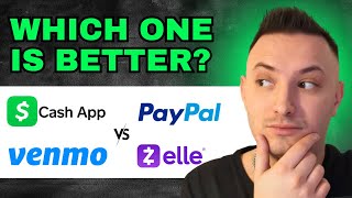 Zelle Vs Venmo Vs Paypal Vs Cash App 2024  Review [upl. by Alenoel]