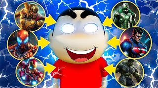 GTA 5  SHINCHAN POWERFUL MULTIVERSE AVENGERS MALAYALAM [upl. by Laerol114]