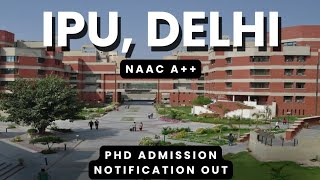 IPU Delhi PhD Admission UpdateFellowship Available [upl. by Trisa]